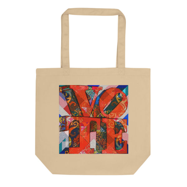 Amber "VOTE" tote bag - Image 2