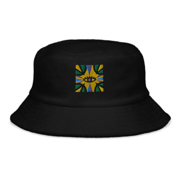 Unstructured terry cloth bucket hat - Image 2