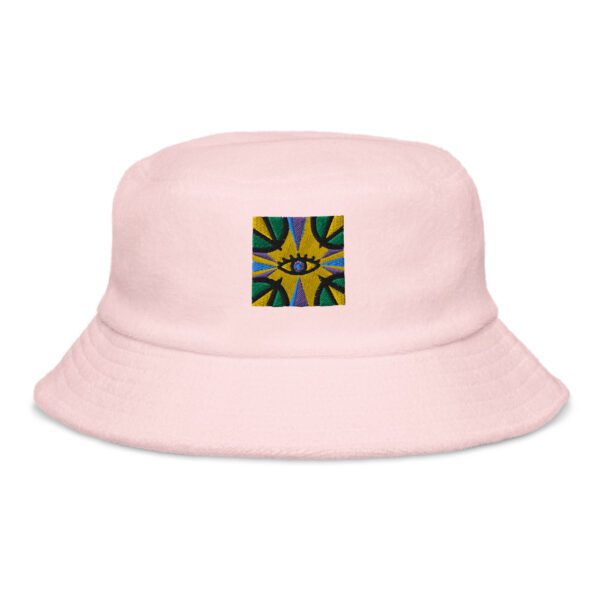 Unstructured terry cloth bucket hat - Image 3