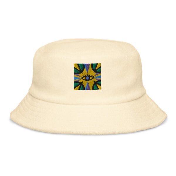 Unstructured terry cloth bucket hat - Image 4