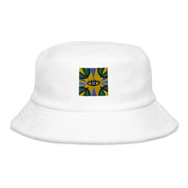 Unstructured terry cloth bucket hat - Image 5